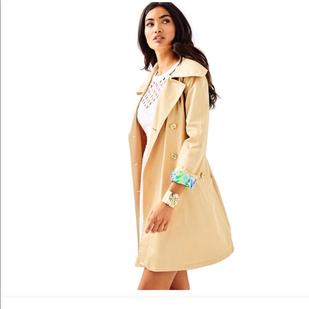 Lilly Pulitzer Trench Coat
